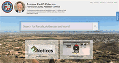 Desktop Screenshot of mcassessor.maricopa.gov