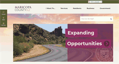 Desktop Screenshot of maricopa.gov