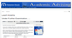 Desktop Screenshot of advising.blog.pvc.maricopa.edu