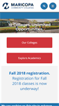 Mobile Screenshot of maricopa.edu